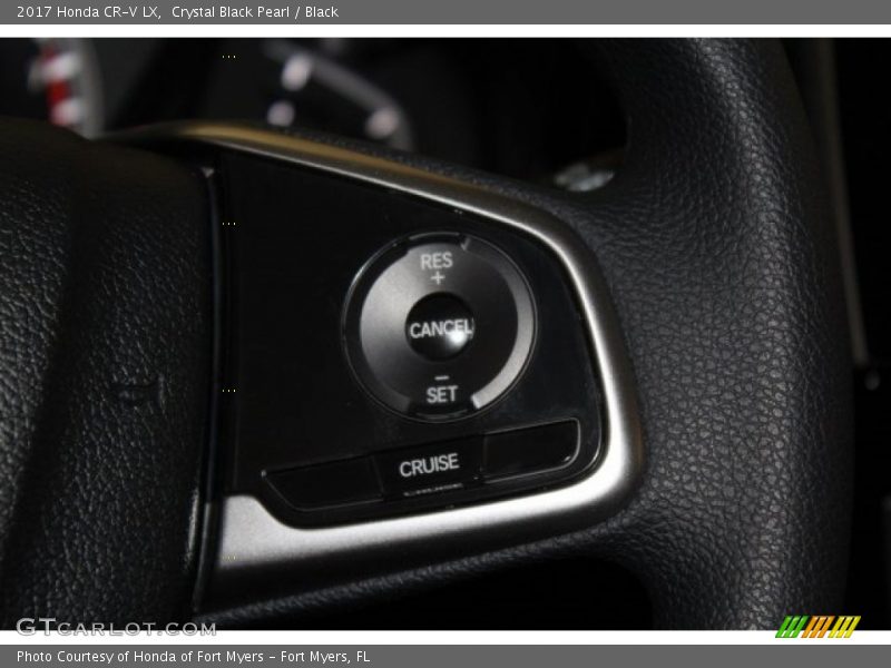 Crystal Black Pearl / Black 2017 Honda CR-V LX