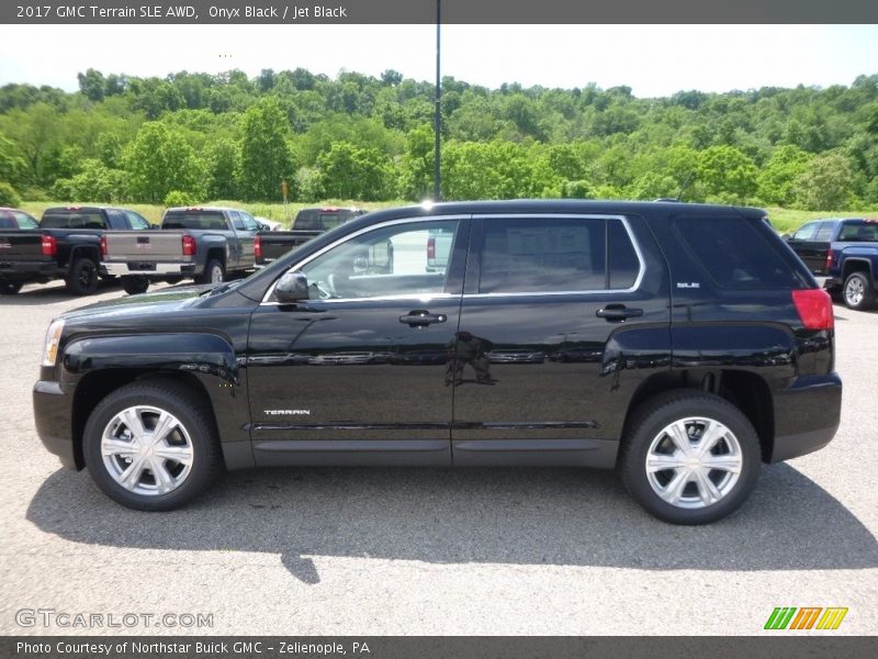 Onyx Black / Jet Black 2017 GMC Terrain SLE AWD