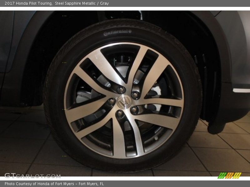 Steel Sapphire Metallic / Gray 2017 Honda Pilot Touring