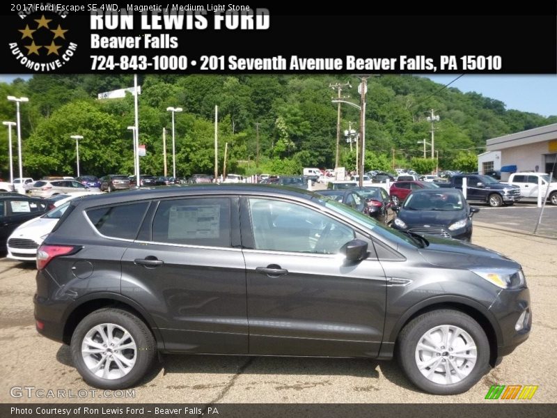 Magnetic / Medium Light Stone 2017 Ford Escape SE 4WD