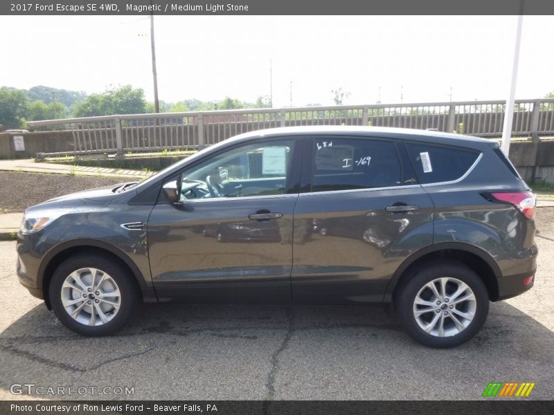 Magnetic / Medium Light Stone 2017 Ford Escape SE 4WD
