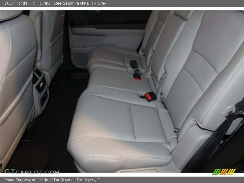 Steel Sapphire Metallic / Gray 2017 Honda Pilot Touring