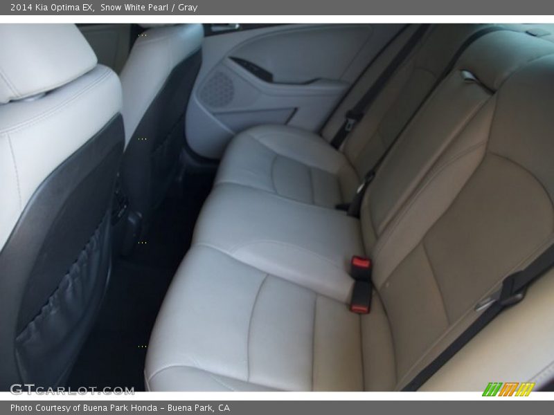 Snow White Pearl / Gray 2014 Kia Optima EX