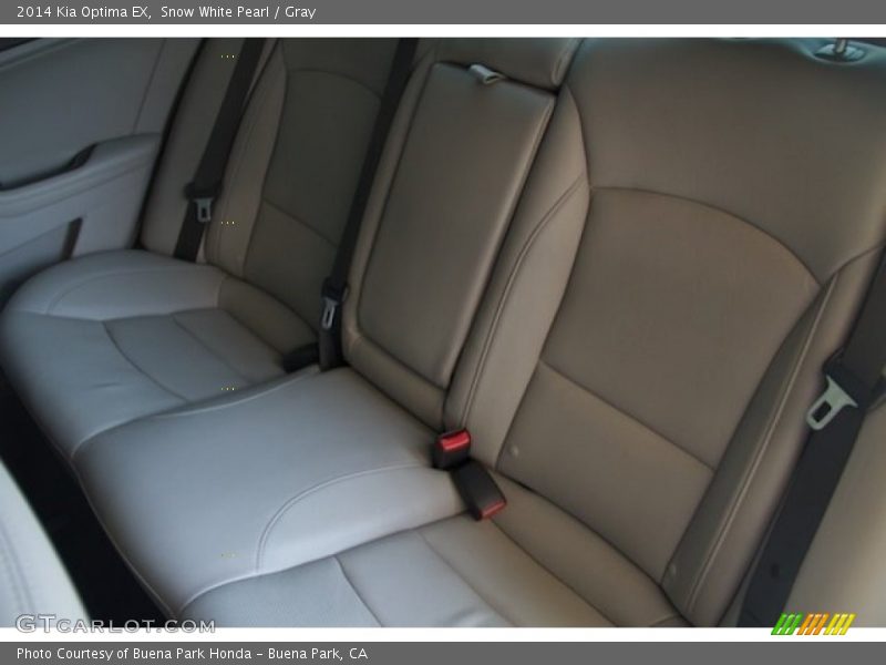 Snow White Pearl / Gray 2014 Kia Optima EX