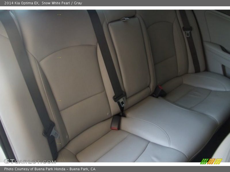 Snow White Pearl / Gray 2014 Kia Optima EX