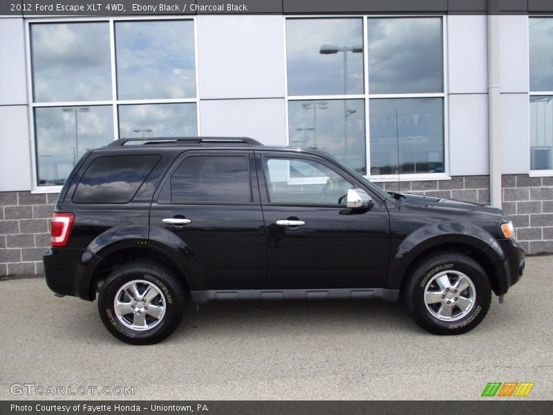 Ebony Black / Charcoal Black 2012 Ford Escape XLT 4WD