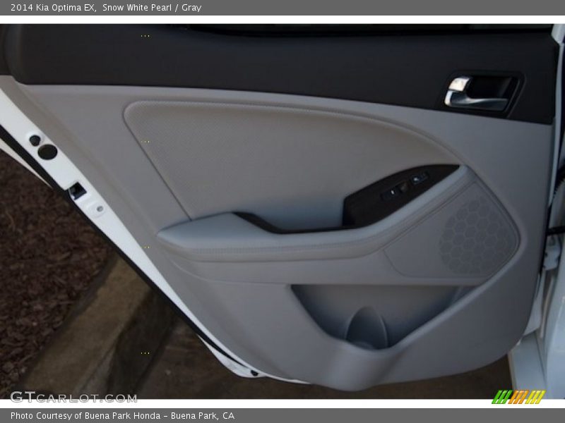 Snow White Pearl / Gray 2014 Kia Optima EX