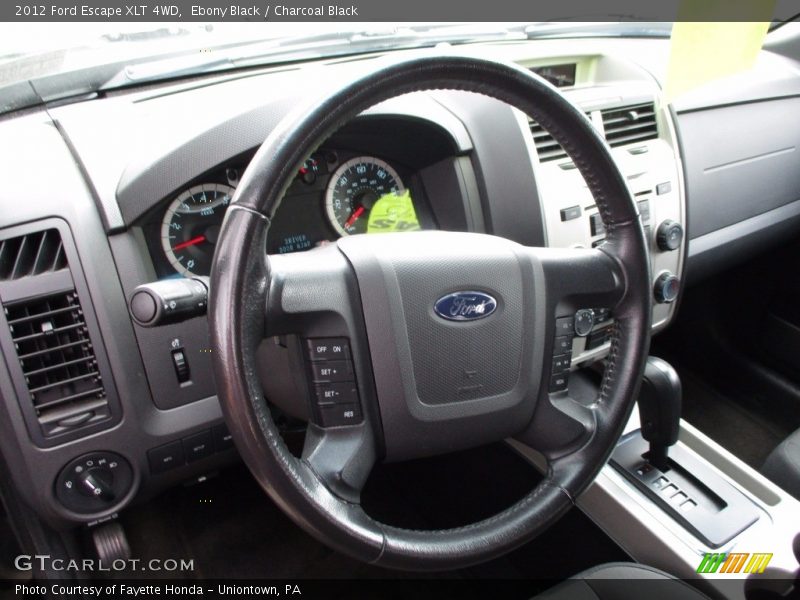 Ebony Black / Charcoal Black 2012 Ford Escape XLT 4WD