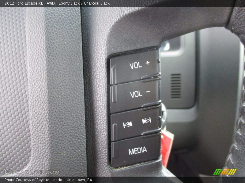 Ebony Black / Charcoal Black 2012 Ford Escape XLT 4WD