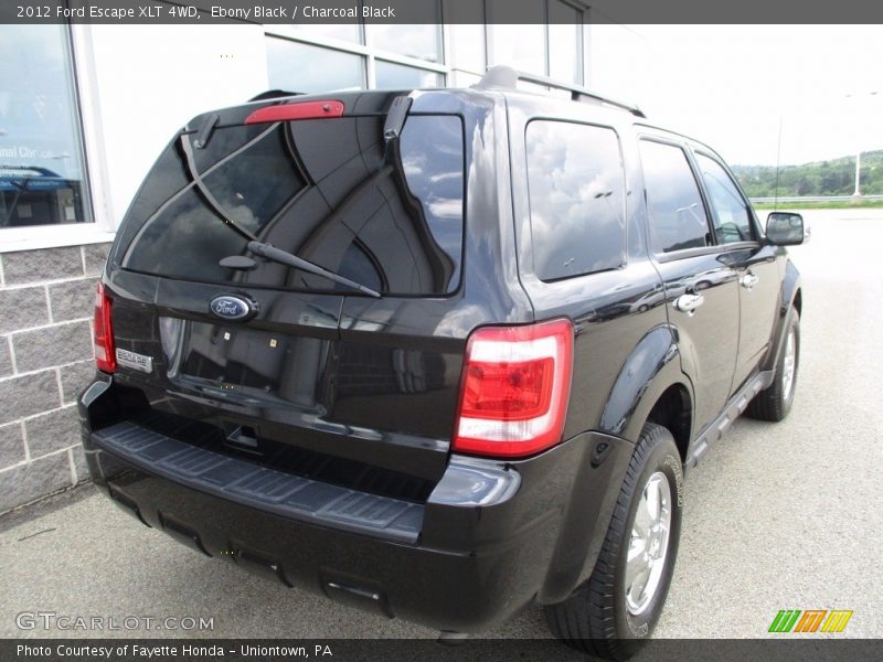 Ebony Black / Charcoal Black 2012 Ford Escape XLT 4WD