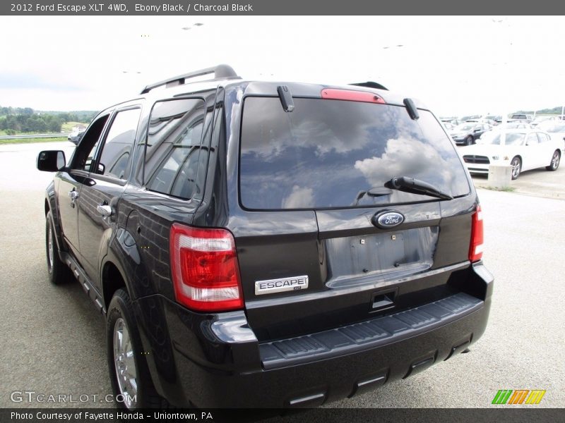 Ebony Black / Charcoal Black 2012 Ford Escape XLT 4WD