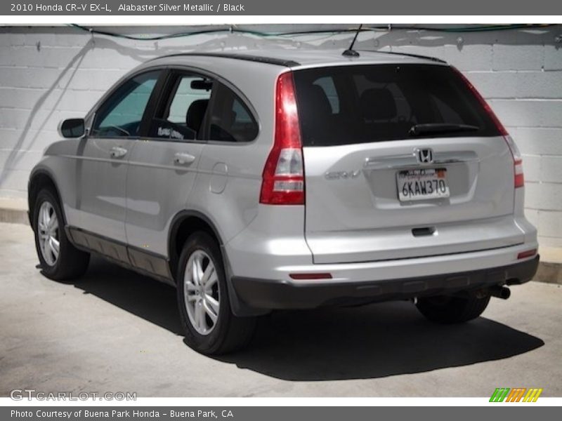 Alabaster Silver Metallic / Black 2010 Honda CR-V EX-L