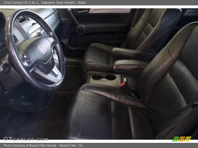 Alabaster Silver Metallic / Black 2010 Honda CR-V EX-L