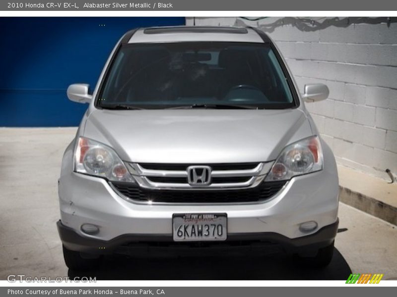 Alabaster Silver Metallic / Black 2010 Honda CR-V EX-L