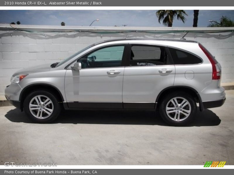 Alabaster Silver Metallic / Black 2010 Honda CR-V EX-L