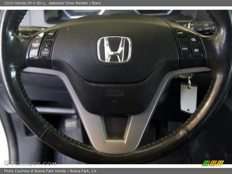 Alabaster Silver Metallic / Black 2010 Honda CR-V EX-L