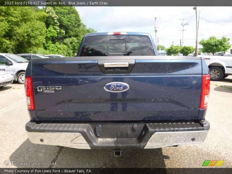 Blue Jeans / Earth Gray 2017 Ford F150 XLT SuperCab 4x4