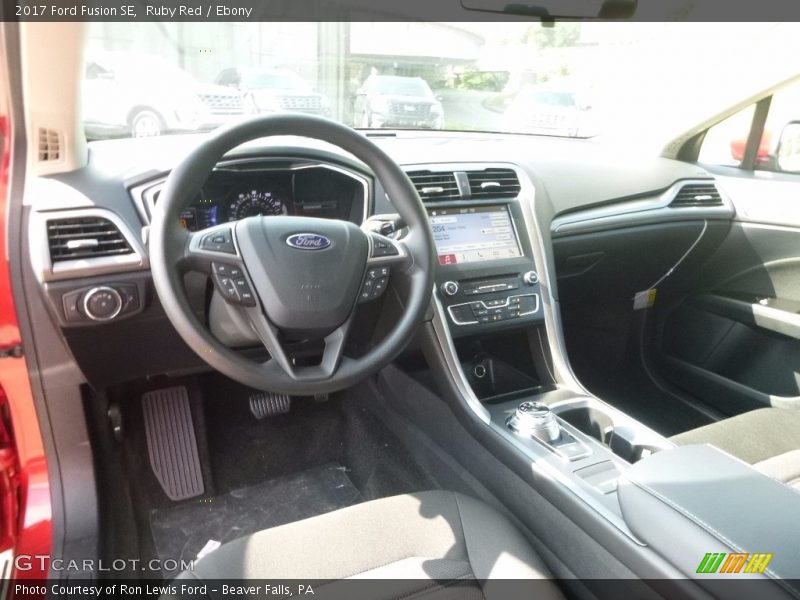 Ruby Red / Ebony 2017 Ford Fusion SE