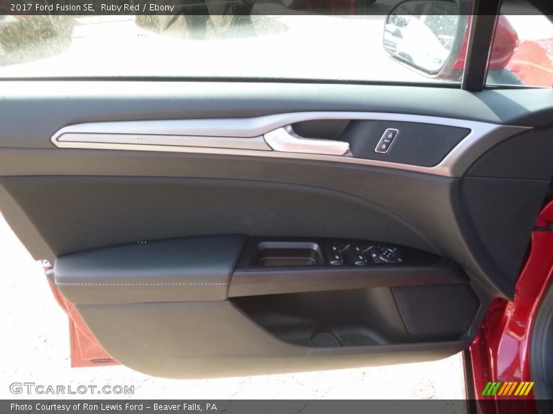 Ruby Red / Ebony 2017 Ford Fusion SE