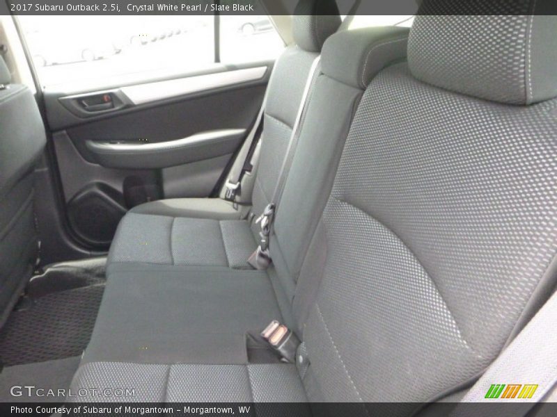Crystal White Pearl / Slate Black 2017 Subaru Outback 2.5i