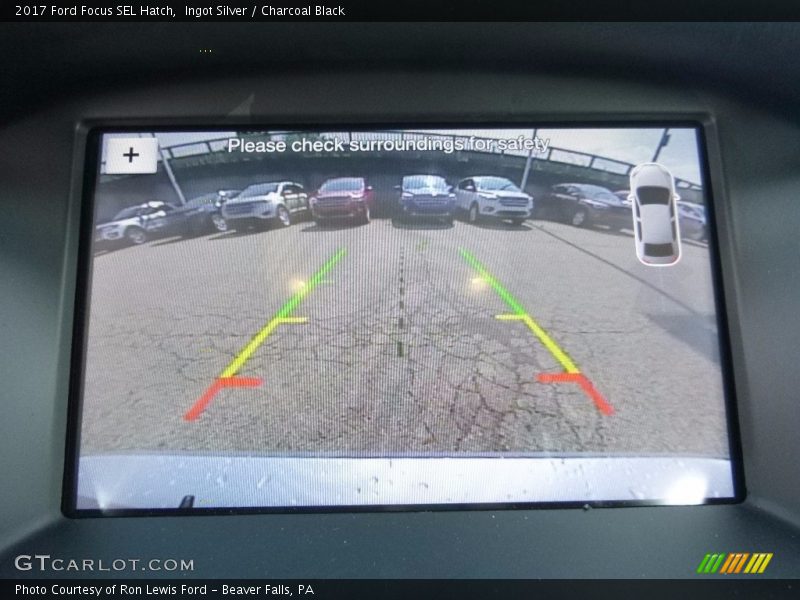 Ingot Silver / Charcoal Black 2017 Ford Focus SEL Hatch