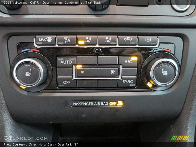 Candy White / Titan Black 2013 Volkswagen Golf R 4 Door 4Motion