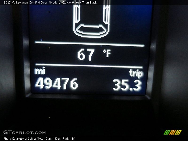 Candy White / Titan Black 2013 Volkswagen Golf R 4 Door 4Motion