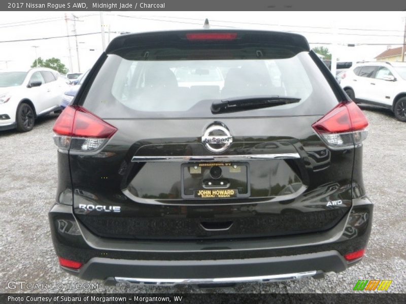 Midnight Jade / Charcoal 2017 Nissan Rogue S AWD