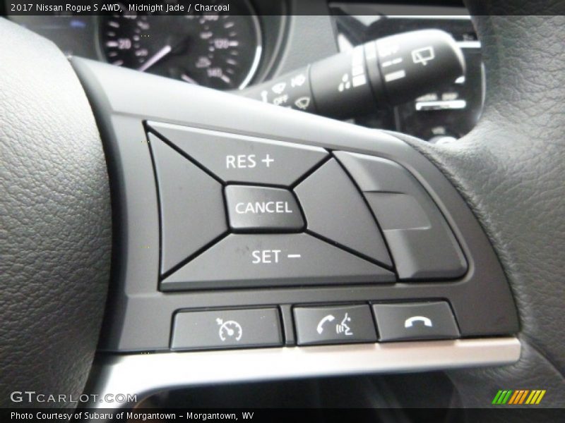 Midnight Jade / Charcoal 2017 Nissan Rogue S AWD
