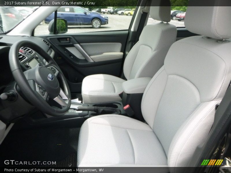 Dark Gray Metallic / Gray 2017 Subaru Forester 2.5i
