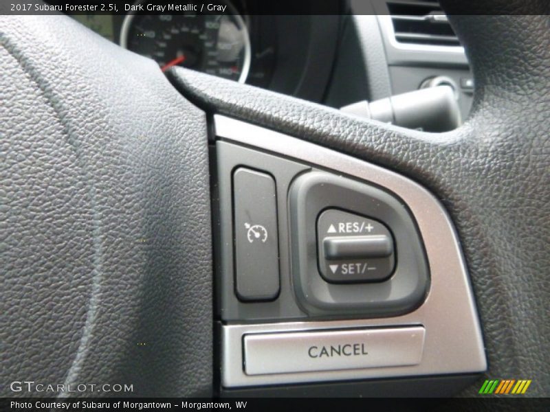 Dark Gray Metallic / Gray 2017 Subaru Forester 2.5i