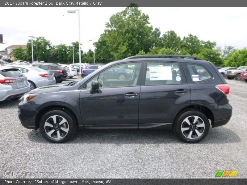 Dark Gray Metallic / Gray 2017 Subaru Forester 2.5i