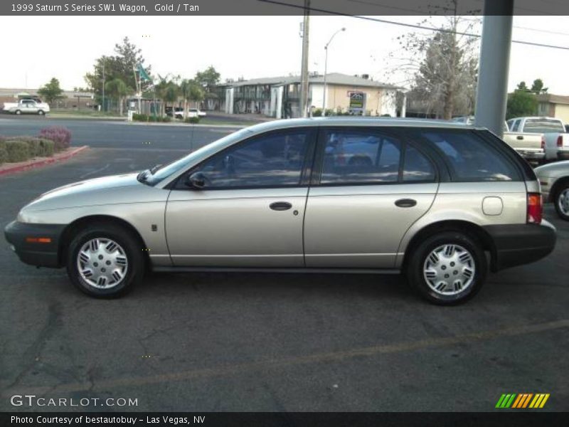 Gold / Tan 1999 Saturn S Series SW1 Wagon