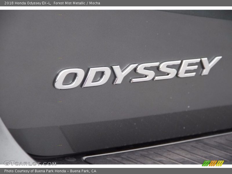 Forest Mist Metallic / Mocha 2018 Honda Odyssey EX-L
