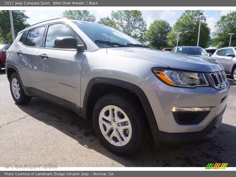 Billet Silver Metallic / Black 2017 Jeep Compass Sport