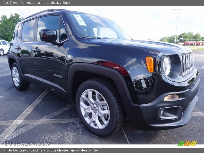 Black / Black 2017 Jeep Renegade Latitude