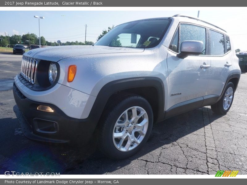 Glacier Metallic / Black 2017 Jeep Renegade Latitude