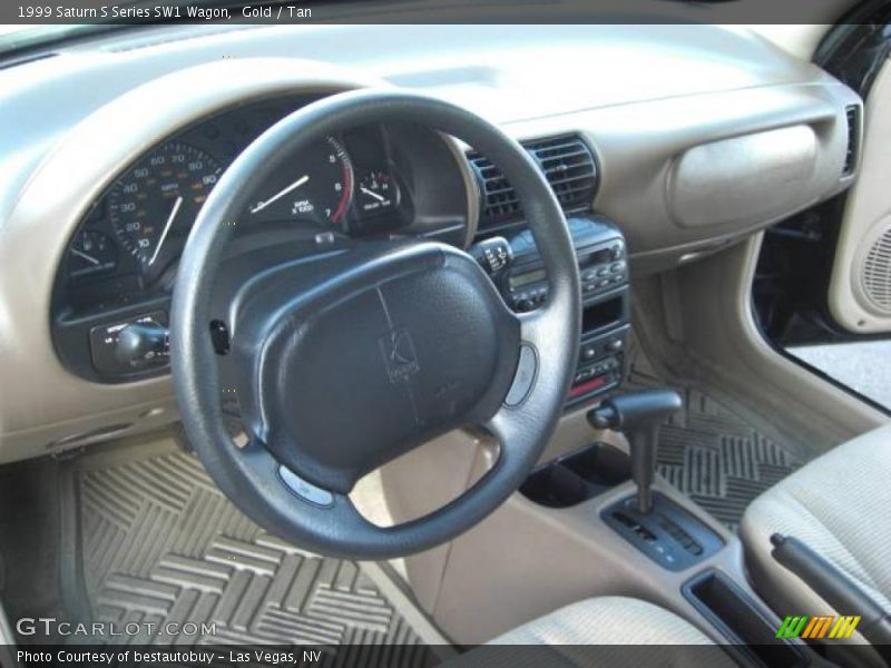 Gold / Tan 1999 Saturn S Series SW1 Wagon