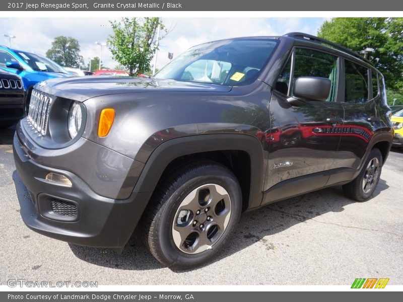 Granite Crystal Metallic / Black 2017 Jeep Renegade Sport