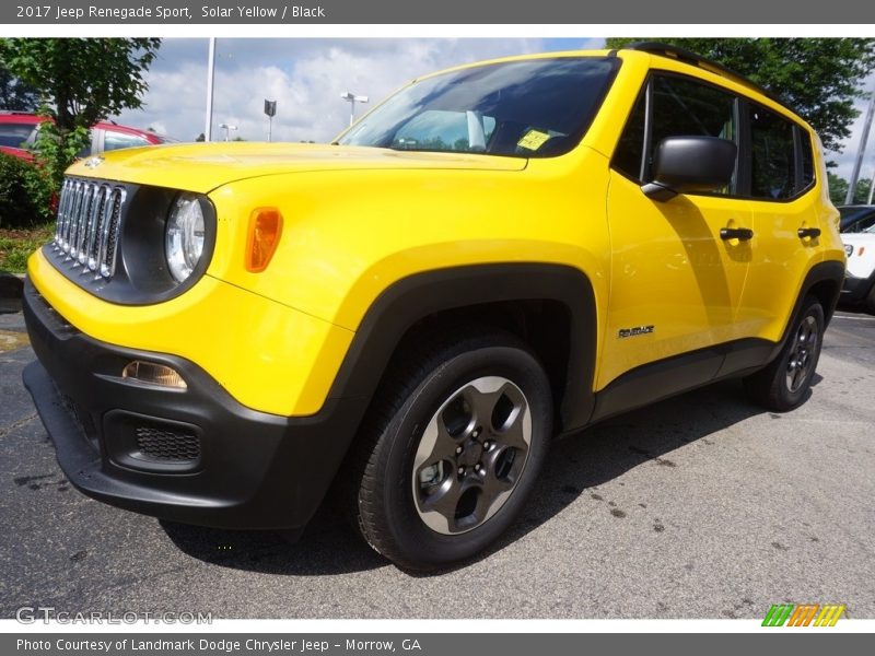 Solar Yellow / Black 2017 Jeep Renegade Sport