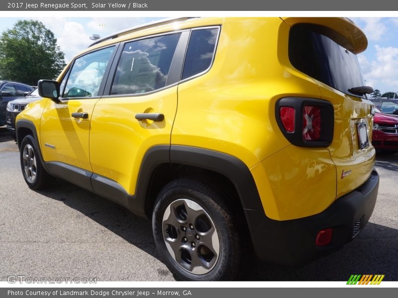 Solar Yellow / Black 2017 Jeep Renegade Sport