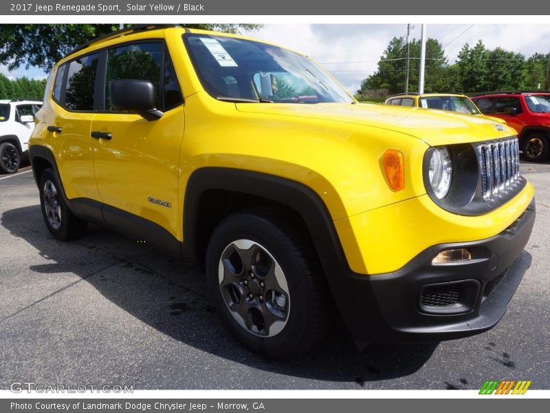 Solar Yellow / Black 2017 Jeep Renegade Sport