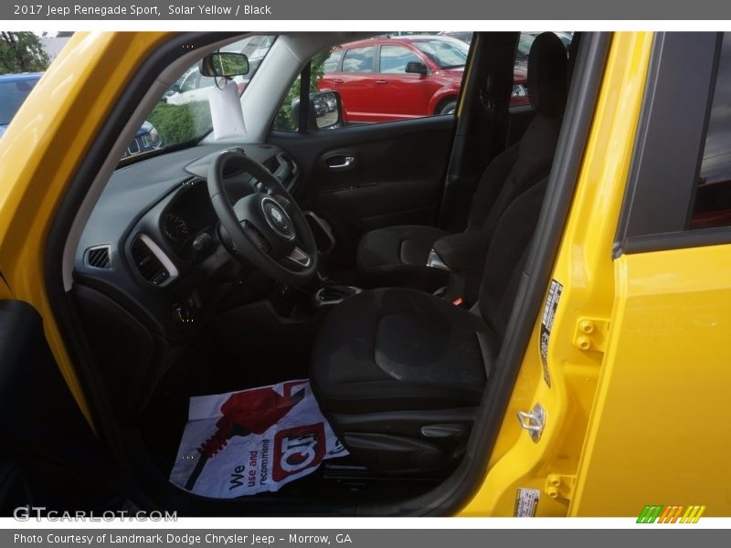 Solar Yellow / Black 2017 Jeep Renegade Sport