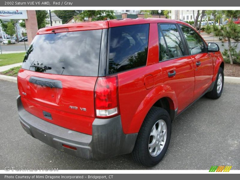 Red / Gray 2002 Saturn VUE V6 AWD