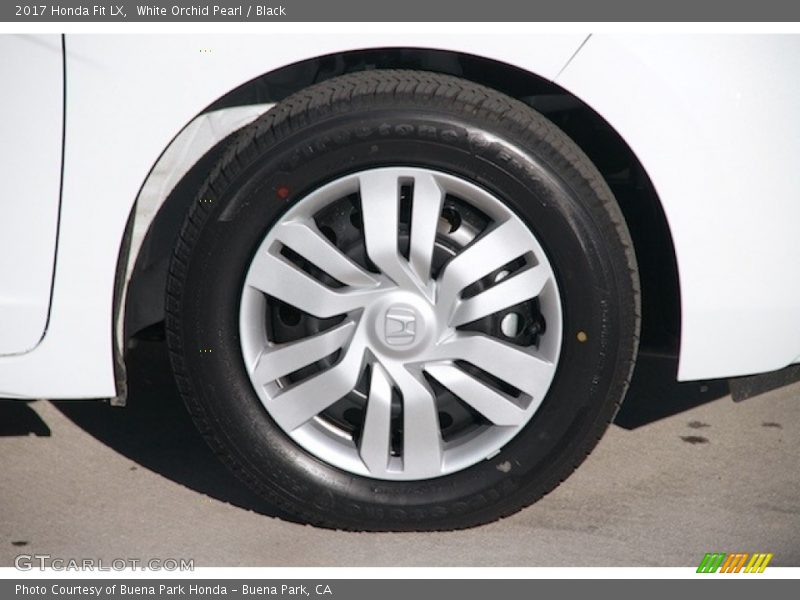 White Orchid Pearl / Black 2017 Honda Fit LX
