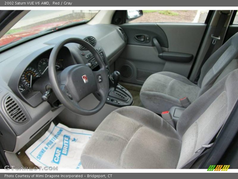 Red / Gray 2002 Saturn VUE V6 AWD