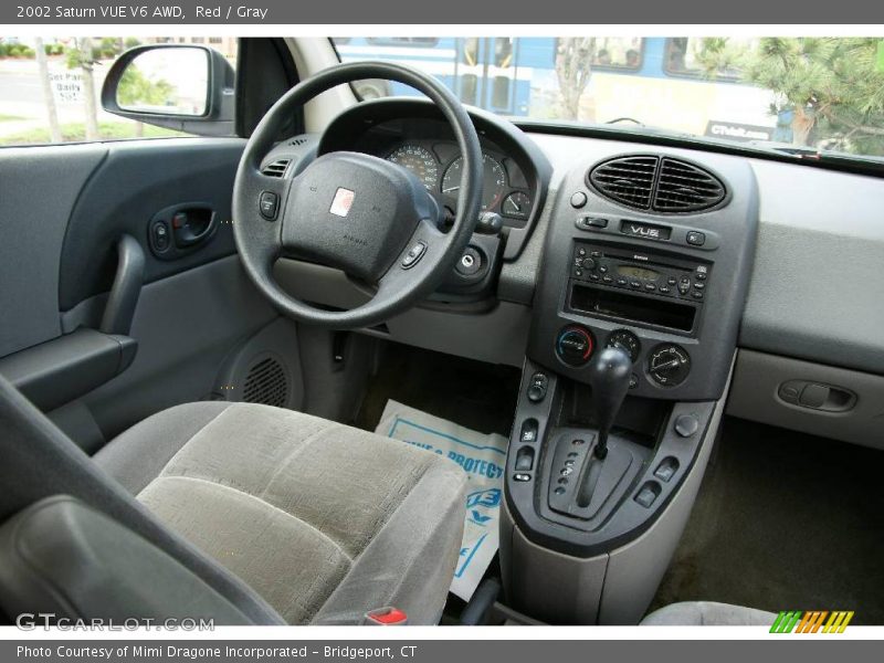 Red / Gray 2002 Saturn VUE V6 AWD