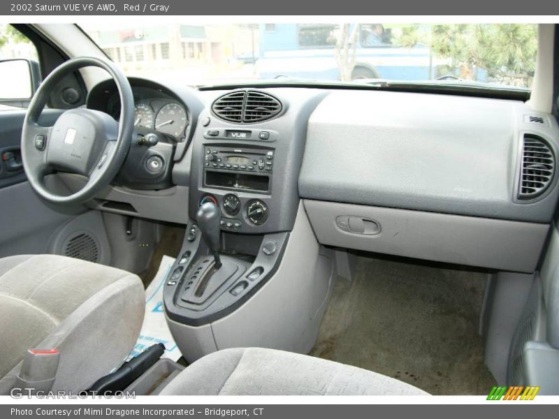 Red / Gray 2002 Saturn VUE V6 AWD
