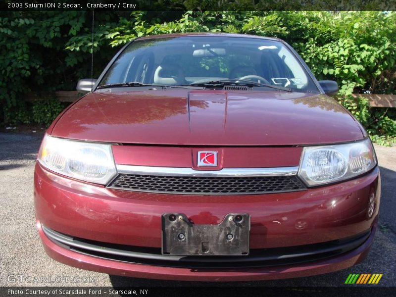 Cranberry / Gray 2003 Saturn ION 2 Sedan