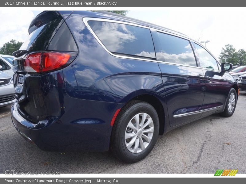 Jazz Blue Pearl / Black/Alloy 2017 Chrysler Pacifica Touring L